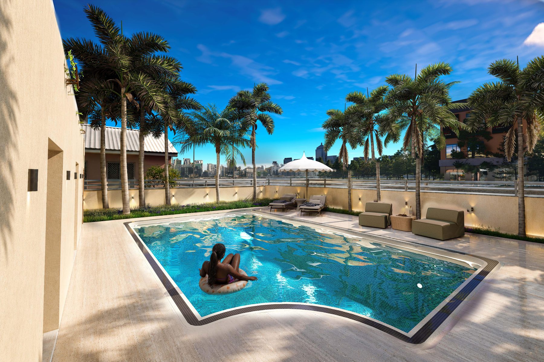 Piscine de la résidence